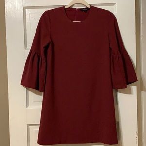 Oliveaceous / Maroon dress